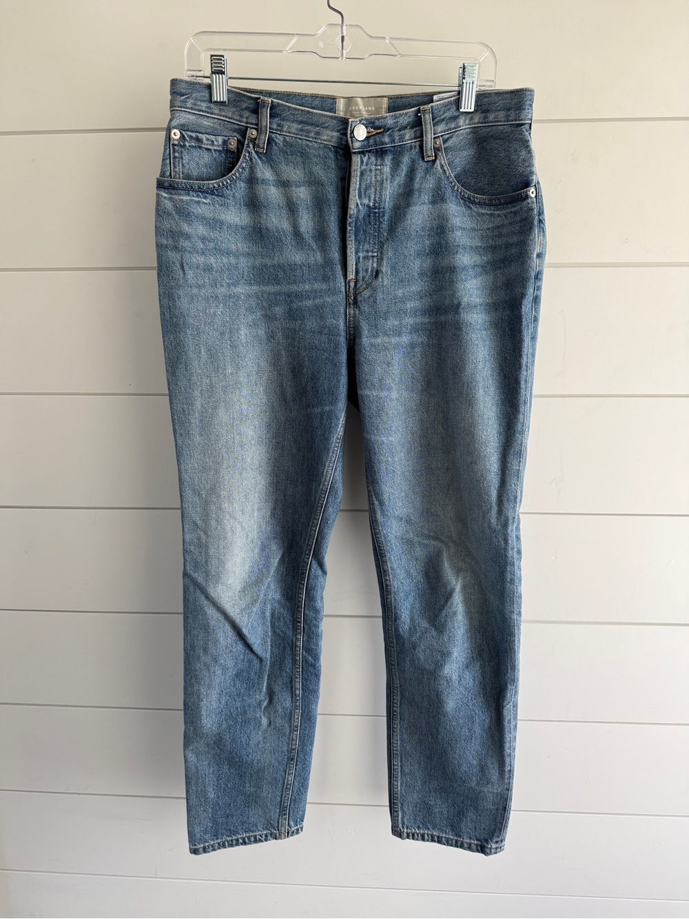 Everlane The 90s Cheeky Light Blue Straight-Leg Jeans, Size 29